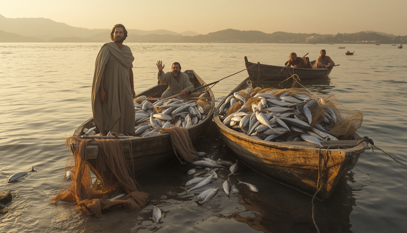El Milagro de la Primera Pesca Milagrosa