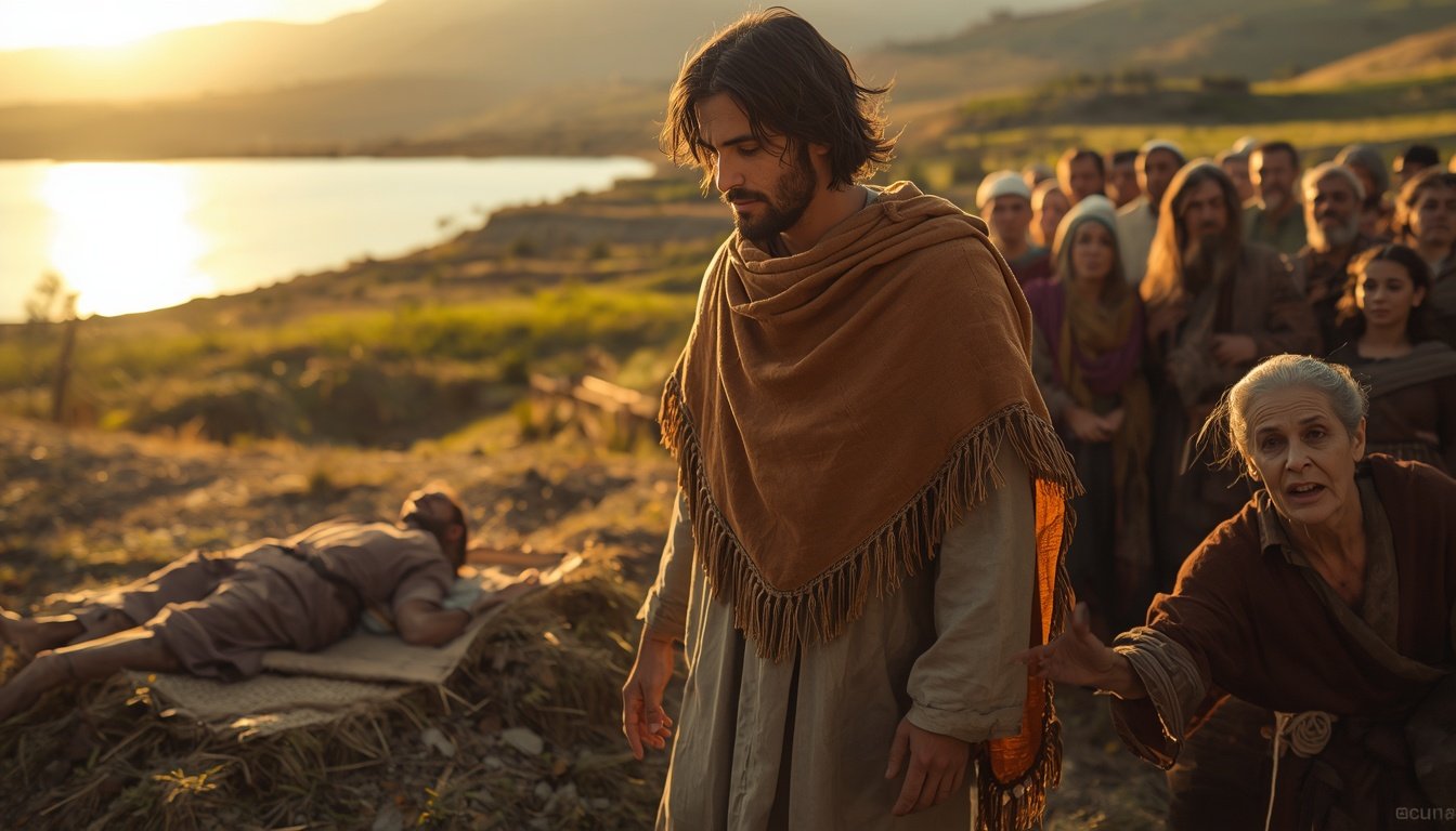 Las Sanaciones por Tocar el Manto de Jesús