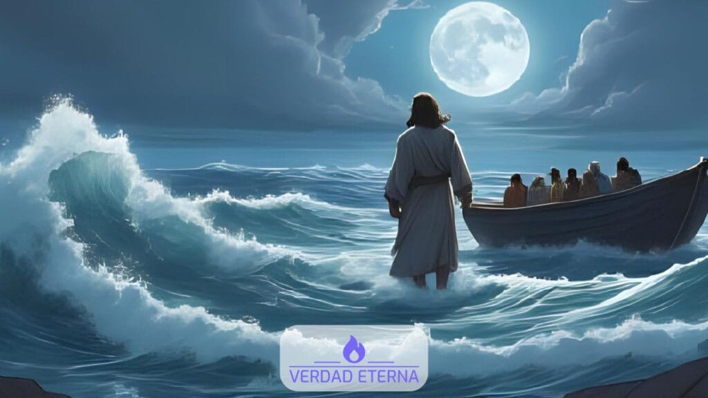 Jesús Camina Sobre el Agua