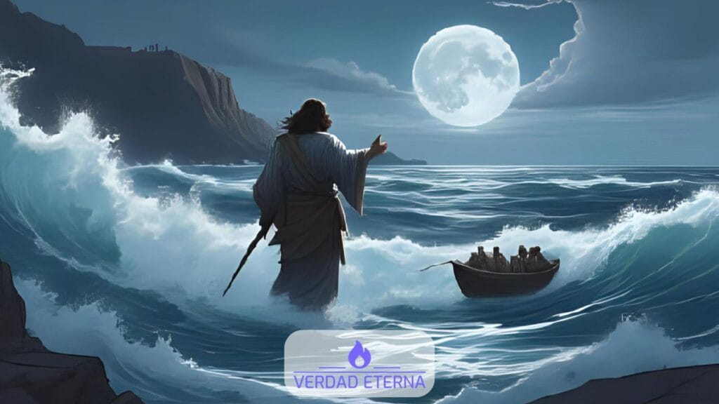 Jesús Camina Sobre el Agua
